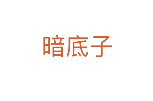 暗底子