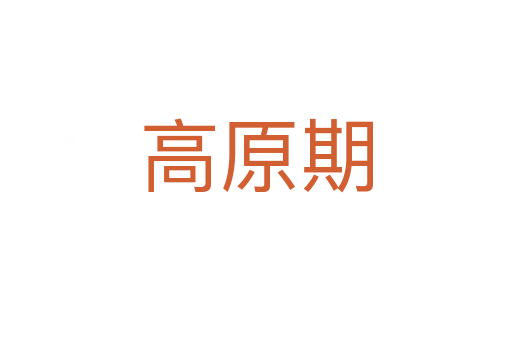 高原期