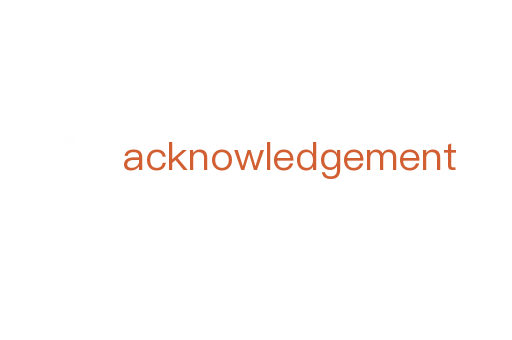 acknowledgement