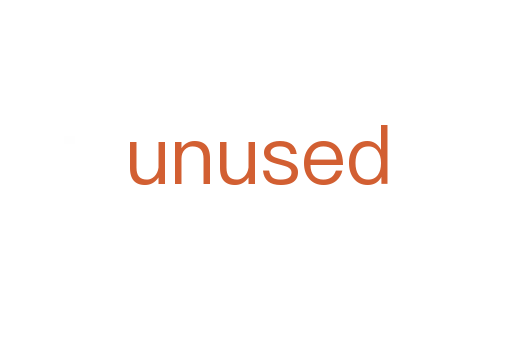 unused