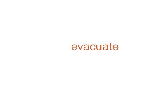 evacuate