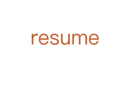 resume