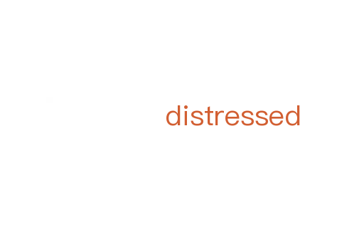distressed