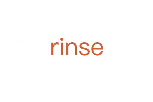 rinse