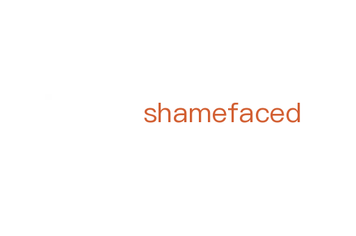 shamefaced