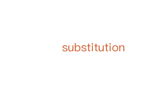 substitution
